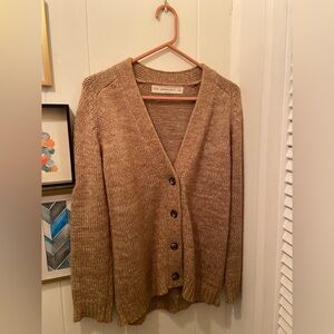 Zara knit brown cardigan size Medium
